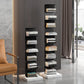 Geometric Metal Storage Bookcase Modern Home Office Bookshelf