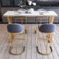 White Glam Style Bar Table in Faux Marble and Metal Bar Table for Dining Room Clearhalo 'Bar Furniture' 'Bar Tables' 'bar_tables' 'furn' 'furn_bar_tables' 'Furniture' 'furniture_bar_tables' 'Kitchen & Dining Furniture' 1200x1200_26c490ce-cdc2-4f1e-a5d6-7d2b8821c23f