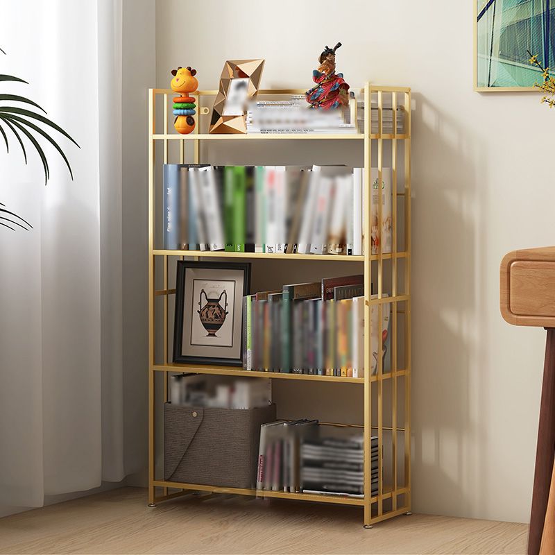 Modern Style Metal Bookshelf Vertical Open Shelf Bookcase for Study Room Clearhalo 'Bookcases' 'furn' 'furn_bookcases' 'Furniture' 'furniture_bookcases' 'kitchen' 'kitchen_bookcases' 'Living Room Furniture' 'Office Furniture' 1200x1200_26c65c9b-08e6-48de-9d0c-974fb8a08896
