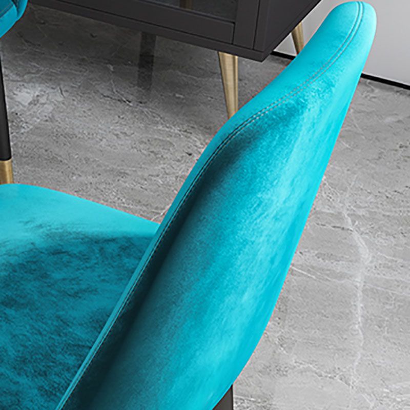 Scandinavian Style Upholstered Dining Chairs Solid Back Chair for Home Clearhalo 'Dining Chairs' 'Dining Tables & Seating' 'dining_chair' 'furn' 'furn_dining_chair' 'Furniture' 'furniture_dining_chair' 'Kitchen & Dining Furniture' 1200x1200_26c8d155-6fb0-4857-bae6-e571991819e3