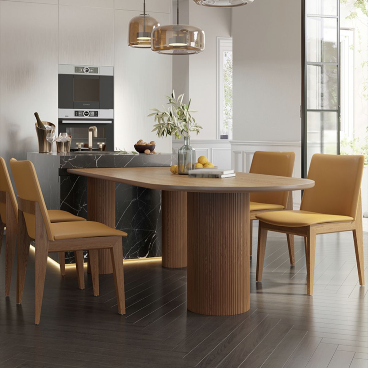 Modern Solid Wood Free from Dining Table Standard Dining Table with 3 Legs Clearhalo ' dining_table' 'Dining Tables & Seating' 'Dining Tables' 'furn' 'furn_dining_table' 'Furniture' 'furniture_dining_table' 'Kitchen & Dining Furniture' 'kitchen&dining_furn' 'kitchen' 'kitchen_dining_table' 1200x1200_26c8db4c-97ee-4f00-be8b-a2d38beeefbe