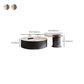 Round Nesting Coffee Table Pedestal Stone Cocktail Table with Drawer Clearhalo 'Coffee & Accent Tables' 'Coffee Tables' 'coffee_tables' 'furn' 'furn_coffee_tables' 'Furniture' 'Living Room Furniture' 1200x1200_26c8e690-2b58-4e9e-9e8e-efb1f10701eb