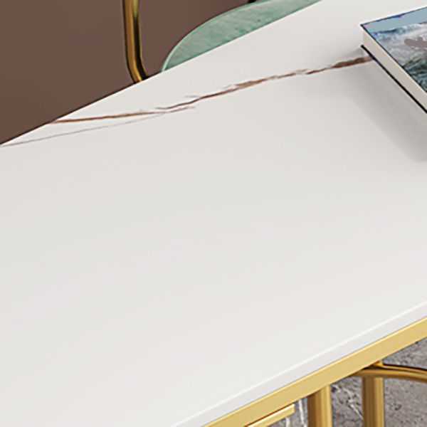 Glam Style Bar Table Rectangle Stone Bar Dining Table for Home Clearhalo 'Bar Furniture' 'Bar Tables' 'bar_tables' 'furn' 'furn_bar_tables' 'Furniture' 'Kitchen & Dining Furniture' 1200x1200_26cc1609-918d-466b-919f-397e6d079726
