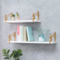 Closed Back Bookshelf Glam Style Wall Mounted Bookcase for Office Home Study Room Clearhalo 'Bookcases' 'furn' 'furn_bookcases' 'Furniture' 'furniture_bookcases' 'Office Furniture' 1200x1200_26cc583d-569a-4090-a273-a334eab3170a
