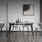 Industrial Style Sintered Stone Dining Table Metallic Base Rectangle Table for Home Clearhalo ' dining_table' 'Dining Tables & Seating' 'Dining Tables' 'Furniture' 'furniture_dining_table' 'Kitchen & Dining Furniture' 'kitchen&dining_furn' 'kitchen' 'kitchen_dining_table' 1200x1200_26d1482d-8e57-41b1-93bb-683b1a1aef59