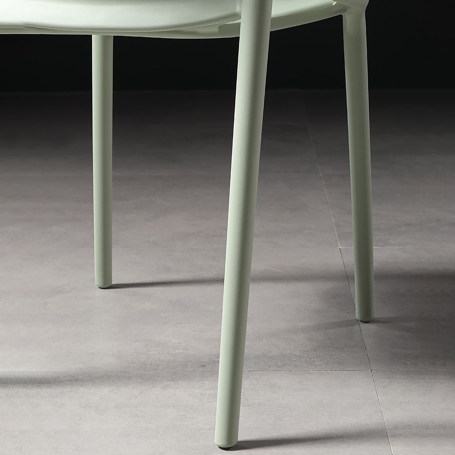 Modern Style Stackable Chairs Dining Armless Chairs with Plastic Legs for Kitchen Clearhalo ' kitchen&dining_furn' 'Dining Chairs' 'Dining Tables & Seating' 'dining_chair' 'furn' 'furn_dining_chair' 'Furniture' 'furniture_dining_chair' 'Kitchen & Dining Furniture' 'kitchen' 1200x1200_26d4925f-b0cf-4193-9ae6-9571f7522ed4