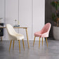 Dining Room Side Chair Glam Style Parsons Armless Chair with Golden Legs Clearhalo ' kitchen&dining_furn' 'Dining Chairs' 'Dining Tables & Seating' 'dining_chair' 'furn' 'furn_dining_chair' 'Furniture' 'furniture_dining_chair' 'Kitchen & Dining Furniture' 'kitchen' 1200x1200_26d4e8fd-e969-4e39-b6b1-0f06db5b4818