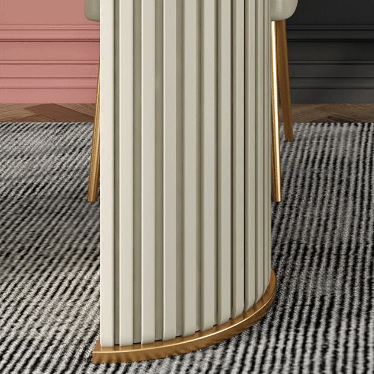 Nordic Glam rechthoekige gesinterde stenen tafelset 1/2/5/7-delige eetset