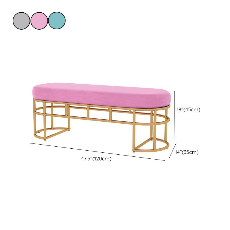 Moderne Eingangsbank Metall-Sitzbank, 14-Zoll-Breite