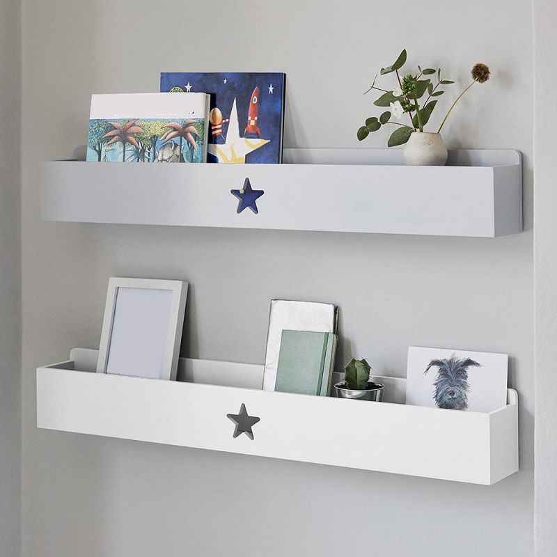 Engineered Wood eigentijdse boekenplank zwevend gesloten achterste boekenkast