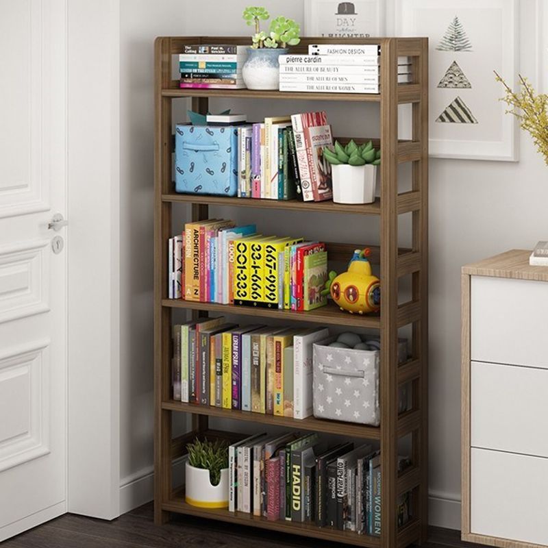 3/4/5-Shelf Modern Open Etagere Bookshelf Solid Wood Vertical Bookshelf Clearhalo 'Bookcases' 'furn' 'furn_bookcases' 'Furniture' 'furniture_bookcases' 'kitchen' 'kitchen_bookcases' 'Living Room Furniture' 'Office Furniture' 1200x1200_26db679f-96da-45af-877a-9f9834dda7e1