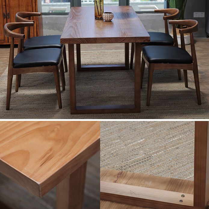 Modern Kitchen Wooden Dining Furniture Set with Rectangle Table Formal Dining¬†Room¬†Table¬†Set Clearhalo 'Dining Room Sets' 'Dining Tables & Seating' 'dining_room_set' 'furn' 'furn_dining_room_set' 'Furniture' 'furniture_dining_room_set' 'Kitchen & Dining Furniture' 'kitchen&dining_furn' 'kitchen' 1200x1200_26dc1b27-54c5-497f-88f3-e38e4101746a