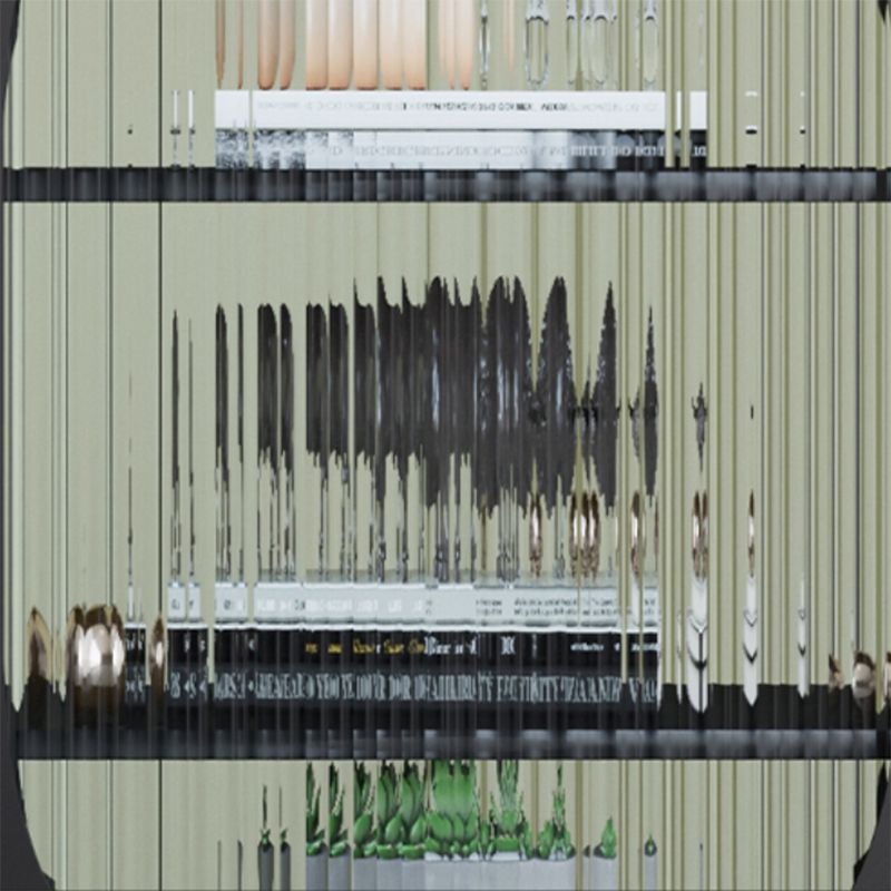 Contemporary Metal Curio Cabinet Glass Doors Hutch Buffet with Door Clearhalo 'Display & China Cabinets' 'display_china_cabinets' 'furn' 'furn_display_china_cabinets' 'Furniture' 'Kitchen & Dining Furniture' 1200x1200_26defbb7-304f-448a-a613-f0fe07ebd465