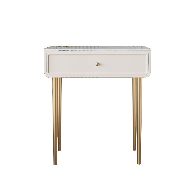 Luxurious Vanity Makeup Dressing Table Solid Wood Dresser with Metal Legs Clearhalo 'Bedroom Furniture' 'furn' 'furn_makeup_vanities' 'Furniture' 'Makeup Vanities' 'makeup_vanities' 1200x1200_26df3883-e601-4b0f-b183-b582ddfb7ec8