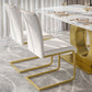 Luxury Sintered Stone Dining Table Rectangle White Table with Metal Pedestal in Gold Clearhalo ' dining_table' 'Dining Tables & Seating' 'Dining Tables' 'furn' 'furn_dining_table' 'Furniture' 'furniture_dining_table' 'Kitchen & Dining Furniture' 'kitchen&dining_furn' 'kitchen' 'kitchen_dining_table' 1200x1200_26e0b567-4686-4b79-bd4b-1e4099bf2f8b