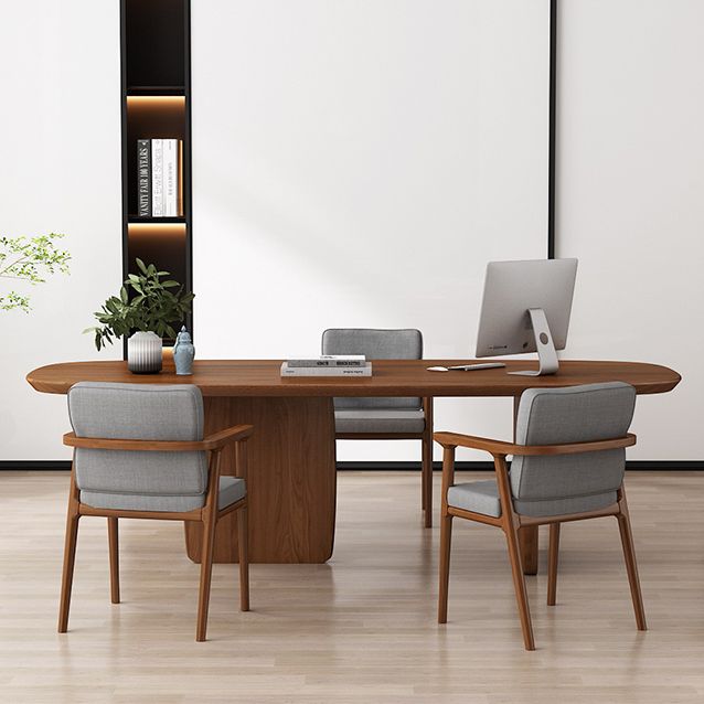 Oval Pine Solid Wood Table Simplicity Dining Room Collection with Double Pedestal Clearhalo ' dining_table' 'Dining Tables & Seating' 'Dining Tables' 'furn' 'furn_dining_table' 'Furniture' 'furniture_dining_table' 'Kitchen & Dining Furniture' 'kitchen&dining_furn' 'kitchen' 'kitchen_dining_table' 1200x1200_26e2efc9-aa90-4dbf-80f9-b329d8505299
