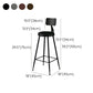 Modern Backrest Armless Counter Stool Iron Bar Stool with Leather Cushion for Dining Room Clearhalo 'Bar Furniture' 'Bar Stools' 'bar_stools' 'furn' 'furn_bar_stools' 'Furniture' 'Kitchen & Dining Furniture' 1200x1200_26e96d77-d344-4ea0-b51b-9e9c3981063e