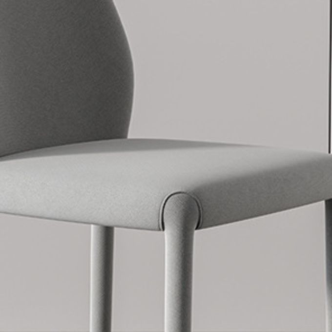 Eigentijdse keuken eetkamerstoel metalen poten Parsons stoel