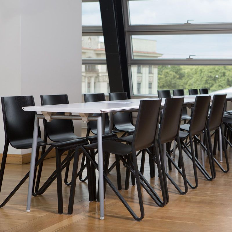 Contemporary Style Armless Chair Plastic Solid Back Side Dining Chair for Restaurant Clearhalo 'Dining Chairs' 'Dining Tables & Seating' 'dining_chair' 'furn' 'furn_dining_chair' 'Furniture' 'Kitchen & Dining Furniture' 1200x1200_26ece53c-3da4-405c-ac5c-bd90398976f3