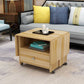 Rectangular Coffee Table Wooden Folding Cocktail Table with Casters Clearhalo 'Coffee & Accent Tables' 'Coffee Tables' 'coffee_tables' 'furn' 'furn_coffee_tables' 'Furniture' 'Living Room Furniture' 1200x1200_26edd050-7a4f-48e9-8088-2e3084cb079b
