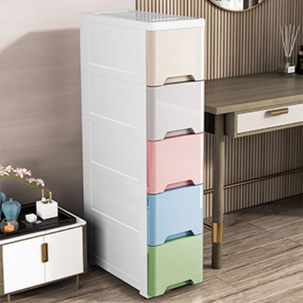 Moderne plastic opbergkast met lade niet-hangende garderobe armoire