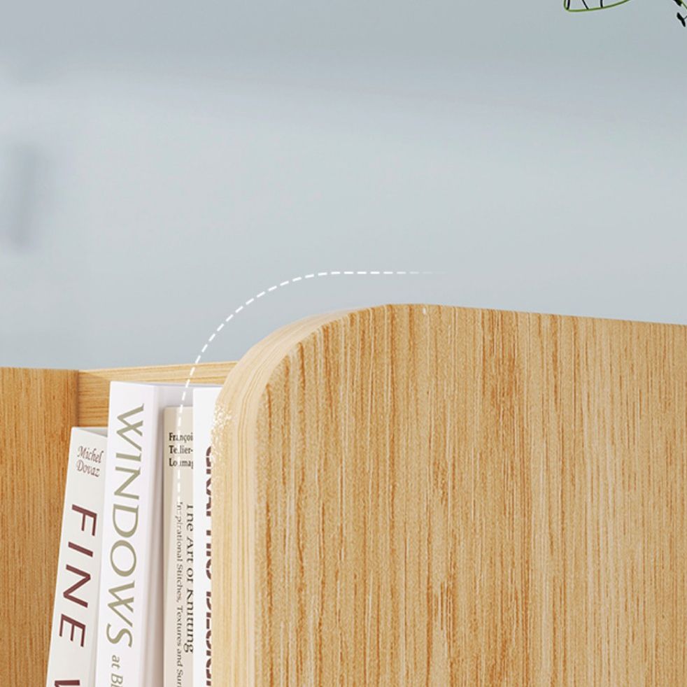 モダンなスタイルの本棚オープンバックエンジニアホームオフィス用の木製本棚