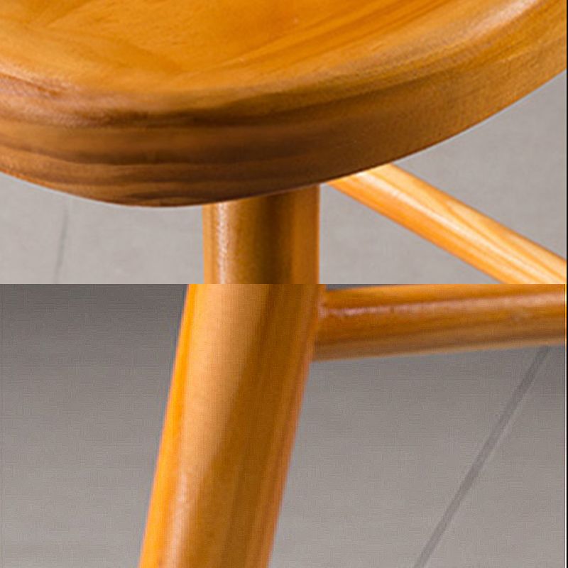 Modern Saddle Seat Bar Stool Pine Backless Footrest Counter Stool with Wood Legs Clearhalo 'Bar Furniture' 'Bar Stools' 'bar_stools' 'furn' 'furn_bar_stools' 'furniture_bar_stools' 'Kitchen & Dining Furniture' 'kitchen&dining_furn' 'kitchen' 'kitchen_furn' Furniture' 1200x1200_26f1f07b-81de-4354-87d9-ded83a5943b6