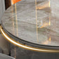 Modern Stone Top Dining Table Extendable for Small Spaces with Storage Clearhalo 'Dining Tables & Seating' 'Dining Tables' 'dining_table' 'furn' 'furn_dining_table' 'Furniture' 'Kitchen & Dining Furniture' 1200x1200_26f3df0c-4c5c-4a75-8f4a-97b21f93f91e