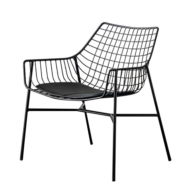 Metal Industrial Kitchen Dining Room Armchair Crossback Chair Clearhalo ' kitchen&dining_furn' 'Dining Chairs' 'Dining Tables & Seating' 'dining_chair' 'furn' 'furn_dining_chair' 'Furniture' 'furniture_dining_chair' 'Kitchen & Dining Furniture' 'kitchen' 1200x1200_26f3ec64-2108-4973-9971-eebf9acdc01f