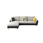 Slipcovered Fabric Sofa and Chaise 3/4-seater Pillow Top Arm Settee Furniture Clearhalo 'furn' 'furn_sectionals' 'Furniture' 'furniture_sectionals' 'kitchen' 'kitchen_sectionals' 'Living Room Furniture' 'Sectionals' 1200x1200_26f77d2f-a5d8-490a-8a5d-30b7b02ab537