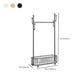 Modern Coat Rack Free Standing Hooks Design Metallic Coat Hanger with Universal Wheel Clearhalo 'Entry & Mudroom Furniture' 'furn' 'furn_hall_tree_coat_racks' 'Furniture' 'Hall Trees & Coat Racks' 'hall_tree_coat_racks' 1200x1200_26f88859-c865-4901-a26b-dcecf60577e2