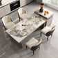 Modern Style 1/3/4/5/7/9 Pieces Dinette Set Sintered Stone Dining Table Clearhalo 'Dining Room Sets' 'Dining Tables & Seating' 'dining_room_set' 'furn' 'furn_dining_room_set' 'Furniture' 'furniture_dining_room_set' 'Kitchen & Dining Furniture' 1200x1200_26f891e5-ac3f-4329-82c7-e137cb237496