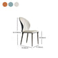 Contemporary Style Metal Dining Chairs Kitchen Wingback Armless Side Chairs Clearhalo ' kitchen&dining_furn' 'Dining Chairs' 'Dining Tables & Seating' 'dining_chair' 'furn' 'furn_dining_chair' 'Furniture' 'furniture_dining_chair' 'Kitchen & Dining Furniture' 'kitchen' 1200x1200_26f95daa-c4f2-4198-bf59-473a3f34c9d6