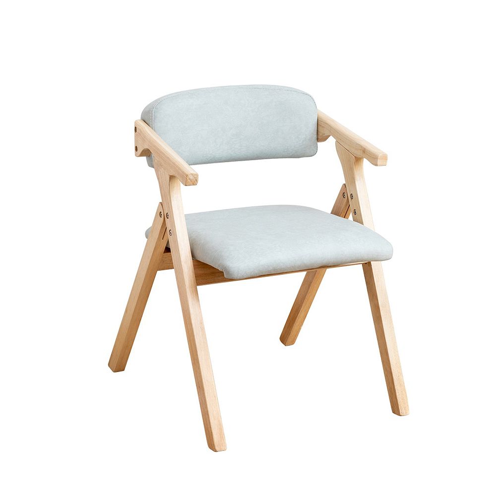 Modern Rubberwood Chairs Set Open Back Folding Side Kitchen Dining Chair Clearhalo ' kitchen&dining_furn' 'Dining Chairs' 'Dining Tables & Seating' 'dining_chair' 'furn' 'furn_dining_chair' 'Furniture' 'furniture_dining_chair' 'Kitchen & Dining Furniture' 'kitchen' 1200x1200_26fa1f5a-89df-451d-a069-257ffd65c08f