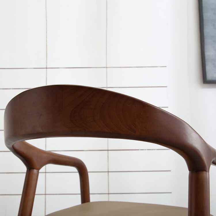 Zeitgenössischer Stil offener Rückenmassivholz Haus für Haus zu Hause Armstuhl