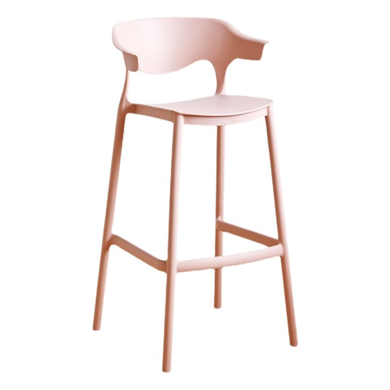 Scandinavian Style PP Bar-stool Square Seat Counter Chair for Kitchen Bar Clearhalo 'Bar Furniture' 'Bar Stools' 'bar_stools' 'furn' 'furn_bar_stools' 'furniture_bar_stools' 'Kitchen & Dining Furniture' 'kitchen&dining_furn' 'kitchen' 'kitchen_furn' Furniture' 1200x1200_26fe1ca3-da9b-44f8-b927-a65bba40316c