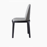 Industrial Leather Restaurant Side Chair Parsons Dining Chair with Walnut Legs Clearhalo ' kitchen&dining_furn' 'Dining Chairs' 'Dining Tables & Seating' 'dining_chair' 'furn' 'furn_dining_chair' 'Furniture' 'furniture_dining_chair' 'Kitchen & Dining Furniture' 'kitchen' 1200x1200_26fe72f6-8e55-42eb-b6ba-fdfd9583e09a