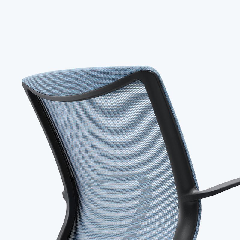 Modern Desk Chair Mesh Office Chair Mid-Back Chair with Wheels Clearhalo 'furn' 'furn_office_chair' 'Furniture' 'Office Chairs' 'Office Furniture' 'office_chair' 1200x1200_26ffb09d-fad9-4eee-b4f9-88238ef36321