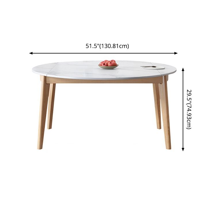 Traditional Sintered Stone Top Dining Set with 4 Brown Solid Wood Legs for Dining Furniture Clearhalo 'Dining Room Sets' 'Dining Tables & Seating' 'dining_room_set' 'furn' 'furn_dining_room_set' 'Furniture' 'furniture_dining_room_set' 'Kitchen & Dining Furniture' 'kitchen&dining_furn' 'kitchen' 1200x1200_2701e25c-384f-42f0-a56e-32314be5ed33