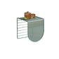 Mesa de centro rectangular Mid-Century moderna con tablero y base de hierro