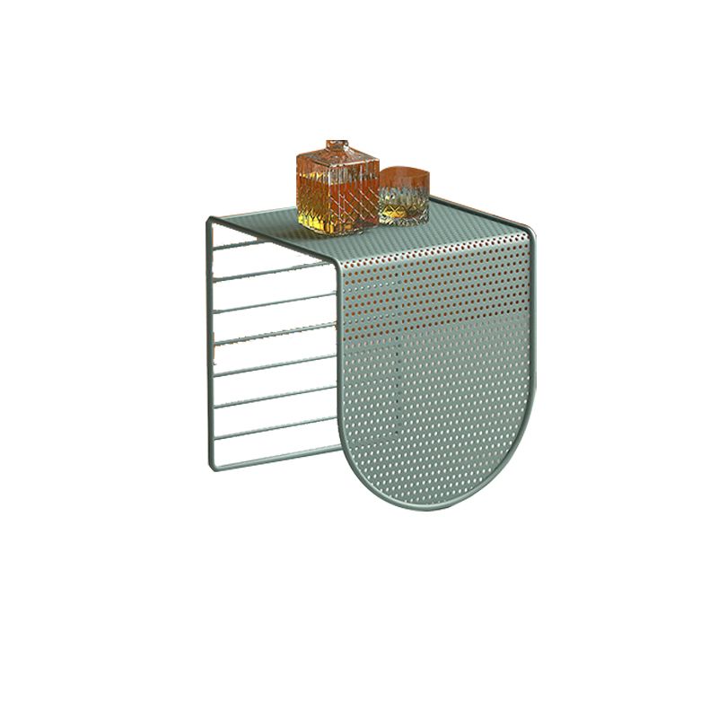 Mesa de centro rectangular Mid-Century moderna con tablero y base de hierro