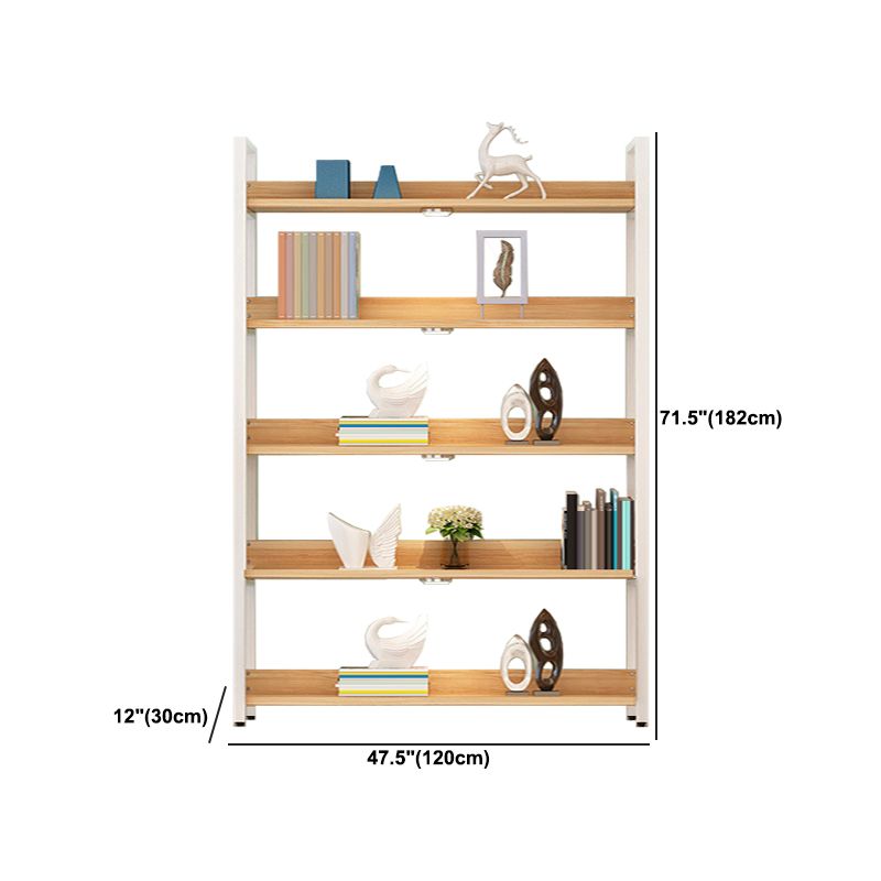 Modern Engineered Wood Bookshelf Etagere Open Shelf Vertical Bookcase Clearhalo 'Bookcases' 'furn' 'furn_bookcases' 'Furniture' 'Office Furniture' 1200x1200_2703bf31-5f8e-449a-82f3-96ca4c977d69