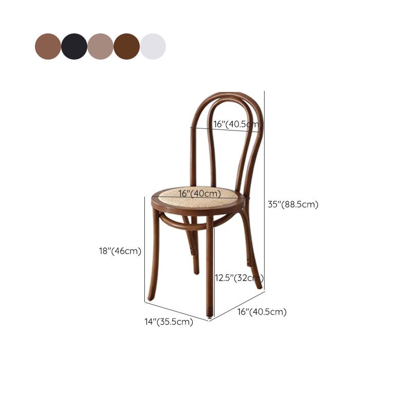 Industriële keuken eetstoelen vaste houten windsor achterkant stoel