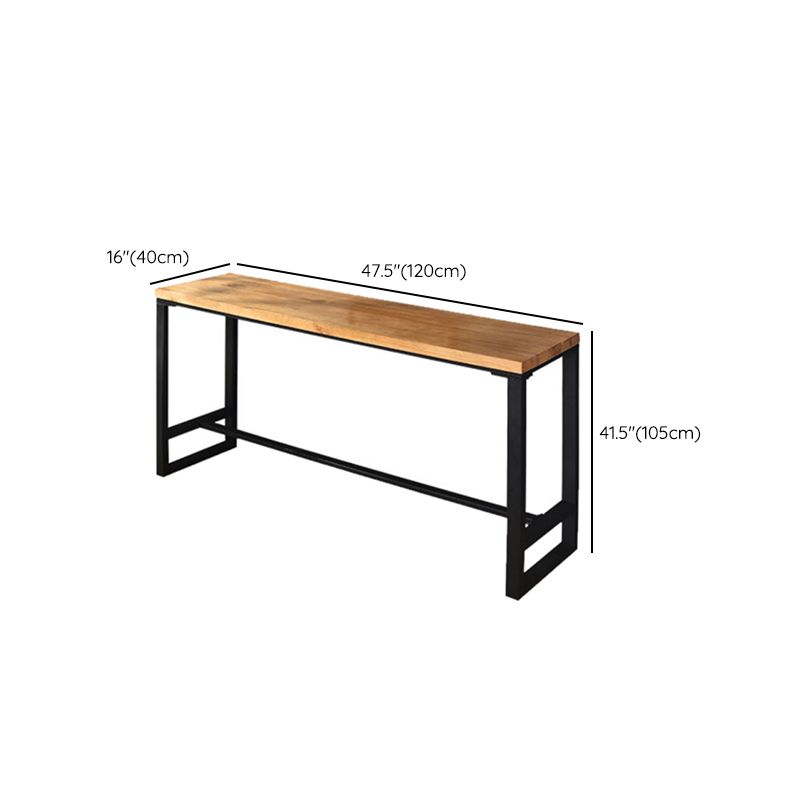 Set tavolo e sgabelli industriali Tavolo da bar e sgabelli con struttura in ferro da 1/5/9 pezzi