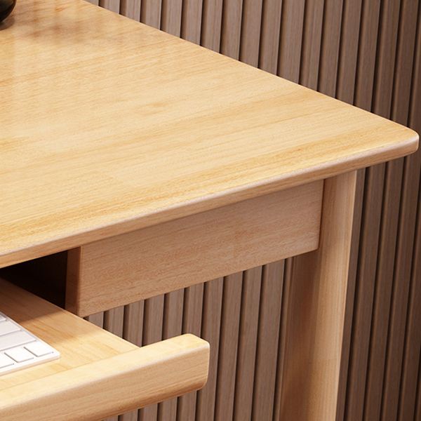 Modern Style Wooden Office Desk 1 Shelf Writing Desk for Bedroom Clearhalo 'furn' 'furn_office_desk' 'Furniture' 'Office Desks' 'Office Furniture' 'office_desk' 1200x1200_2708e60f-d3e3-4efb-a9a5-4f77a85d6017