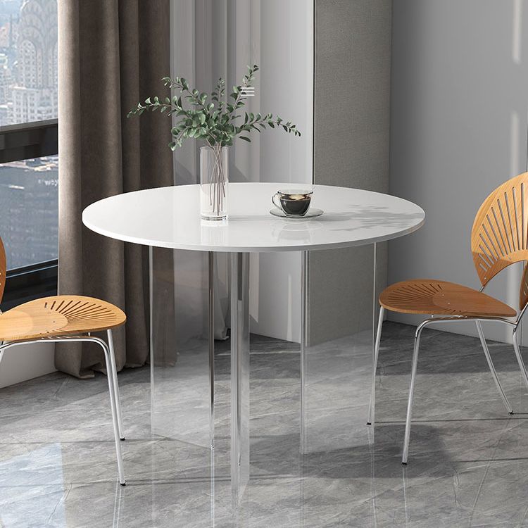 Moderne 1/2/3-delige eetset ronde stenen eettafel voor eetkamer keuken