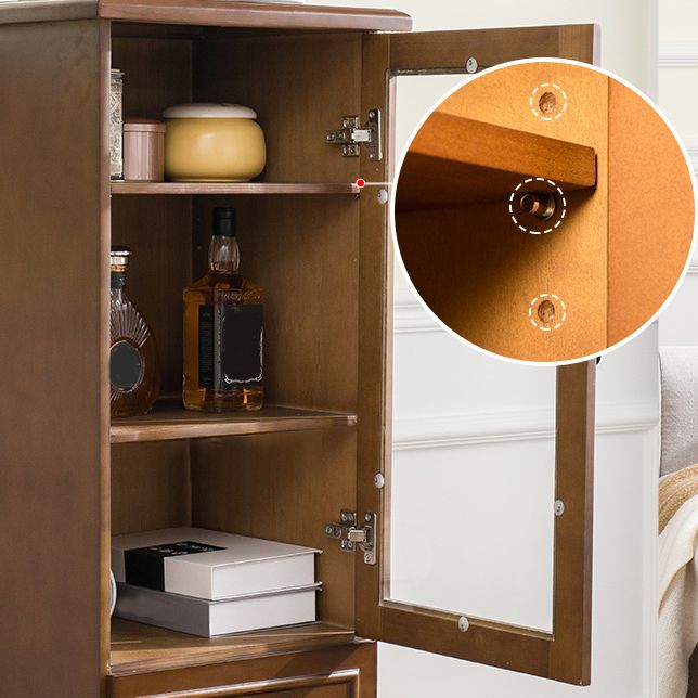 Traditionele wijnrek massief houten wijnrek voor woonkamer