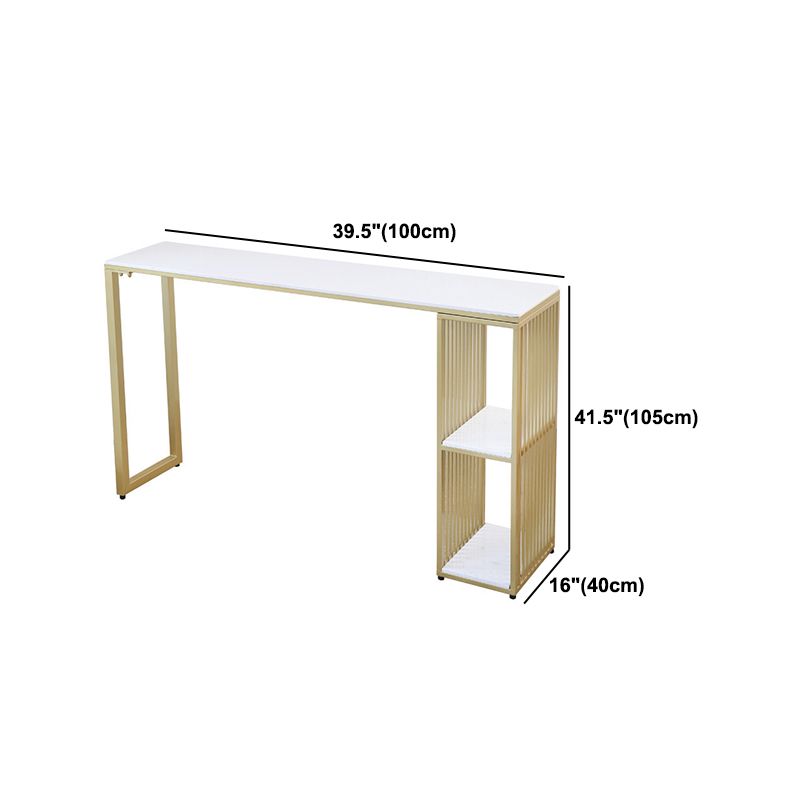 Glam Stone Bar Table Set 1/2/3 Pieces Rectangular Counter Set Clearhalo 'Bar Furniture' 'furn' 'furn_home_bar_bar_sets' 'Furniture' 'Home Bars & Bar Sets' 'home_bar_bar_sets' 'Kitchen & Dining Furniture' 1200x1200_270ada1a-c69f-4506-baca-b347fe5953f1