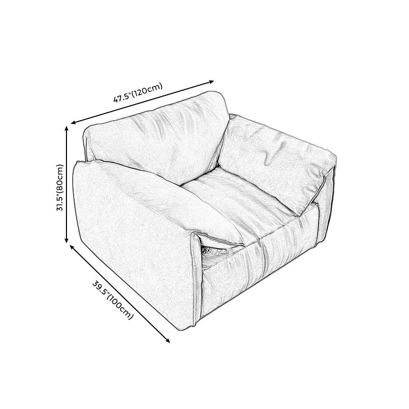 Beach Tight Back Standard Sofa 29.53"High Pillow Top Arm Sofa, Black Clearhalo 'furn' 'furn_sofas' 'Furniture' 'furniture_sofas' 'Living Room Furniture' 'Sofa' 'sofas' 1200x1200_270b3844-2e9b-400e-87a0-6293ceb71933