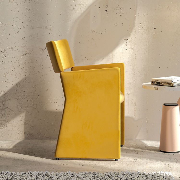 Silla de comedor de espalda abierta 22.83 "Silla de comedor ancha para el comedor